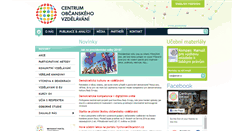 Desktop Screenshot of obcanskevzdelavani.cz